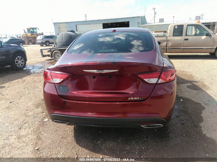 2015 CHRYSLER 200 S - 1C3CCCBG6FN551677