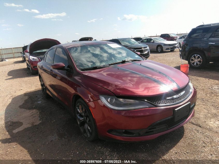 2015 CHRYSLER 200 S - 1C3CCCBG6FN551677