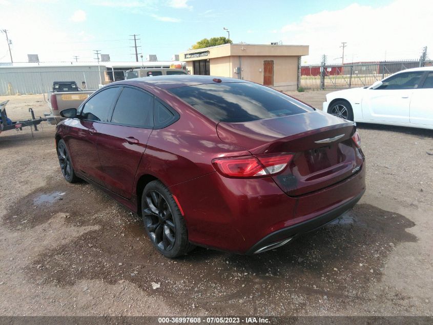 2015 CHRYSLER 200 S - 1C3CCCBG6FN551677