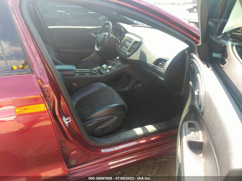 2015 CHRYSLER 200 S - 1C3CCCBG6FN551677
