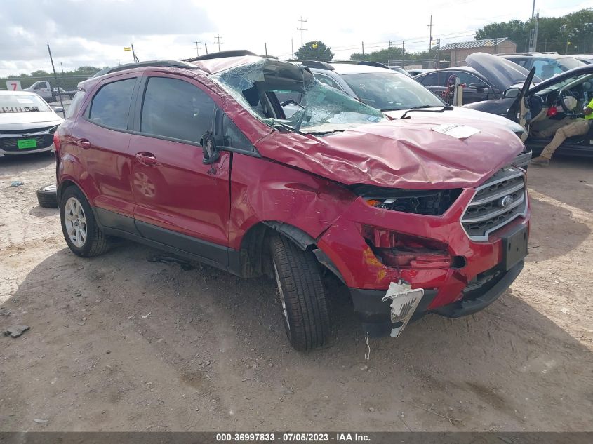 2018 FORD ECOSPORT SE - MAJ3P1TE8JC174295