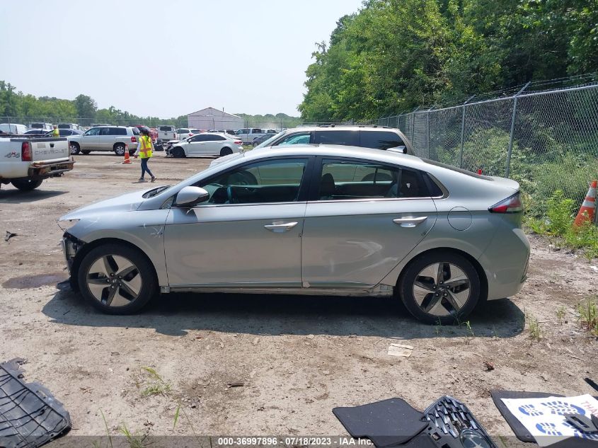 2020 HYUNDAI IONIQ HYBRID LIMITED - KMHC05LC1LU234396