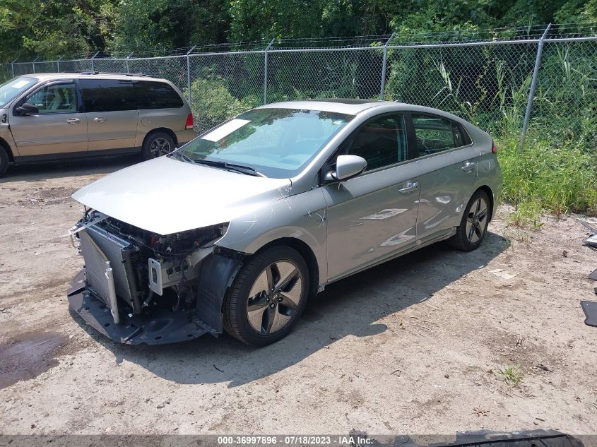 2020 HYUNDAI IONIQ HYBRID LIMITED - KMHC05LC1LU234396