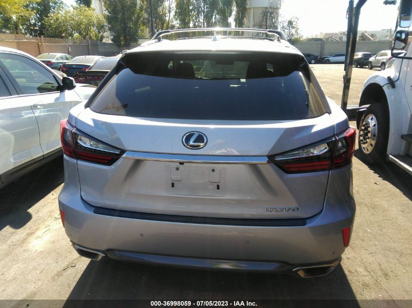 2016 LEXUS RX 350 - 2T2ZZMCA3GC033899