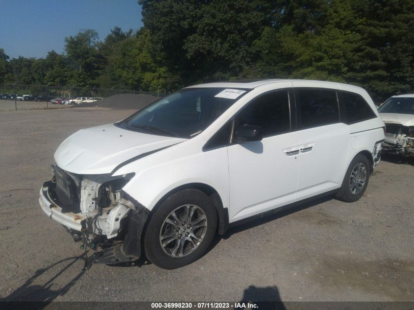 2013 HONDA ODYSSEY EX-L - 5FNRL5H6XDB023619