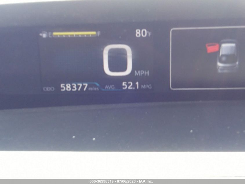 2018 TOYOTA PRIUS - JTDKBRFU5J3065069