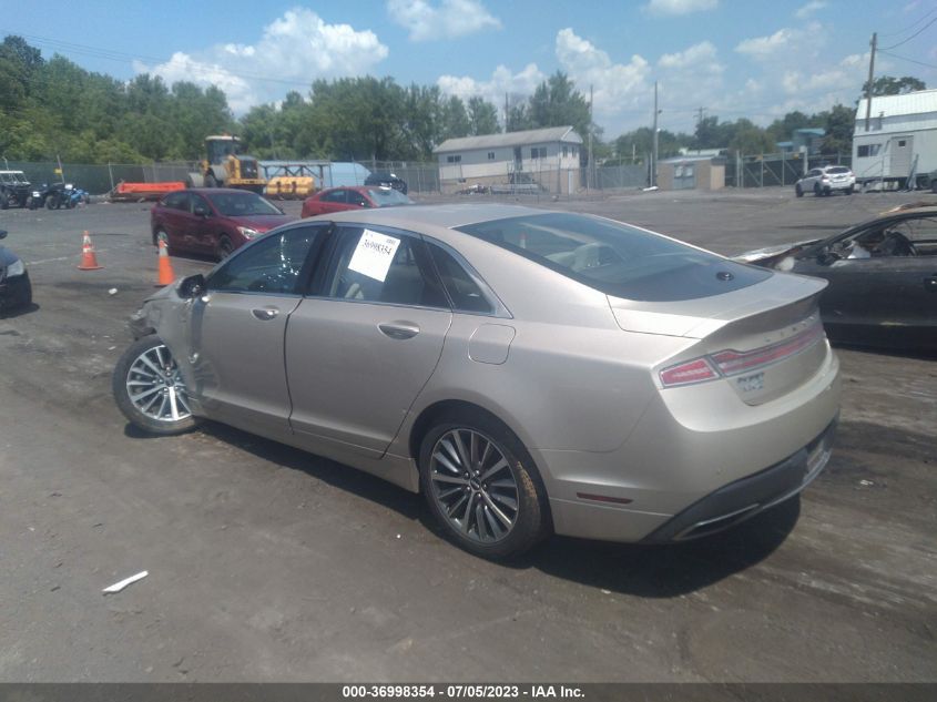 2017 LINCOLN MKZ SELECT - 3LN6L5C90HR618452