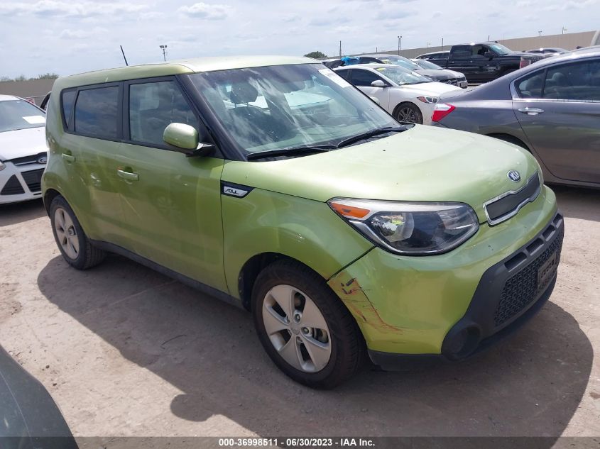 2016 KIA SOUL BASE - KNDJN2A25G7835207