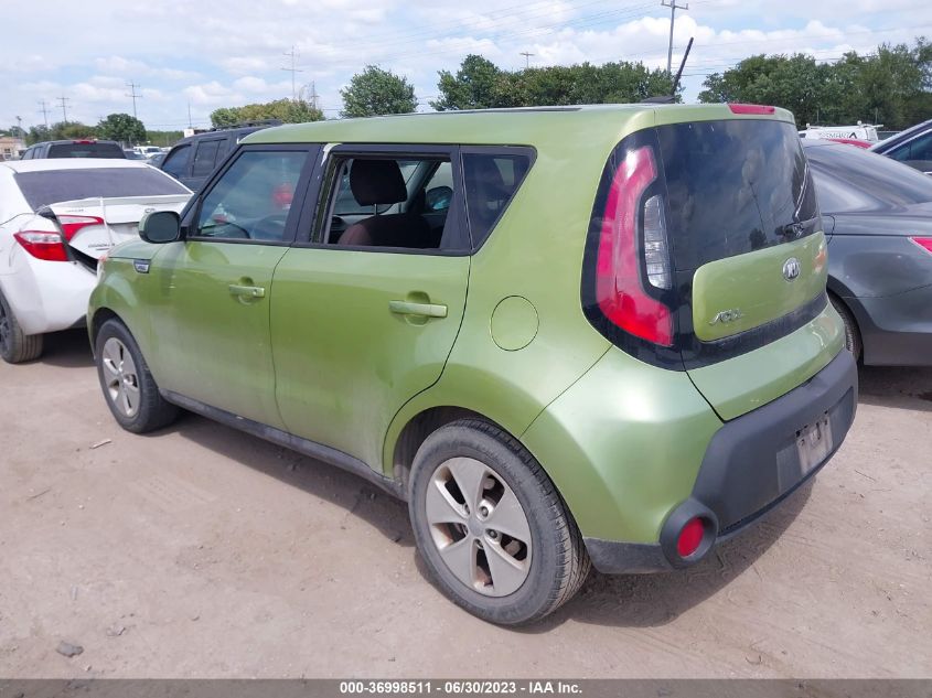 2016 KIA SOUL BASE - KNDJN2A25G7835207
