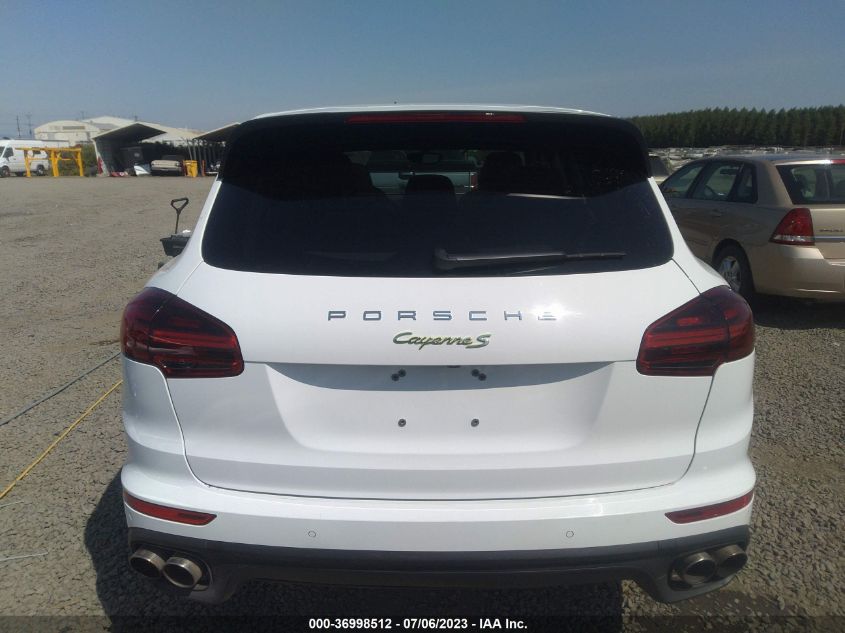 2015 PORSCHE CAYENNE S E-HYBRID - WP1AE2A23FLA51502