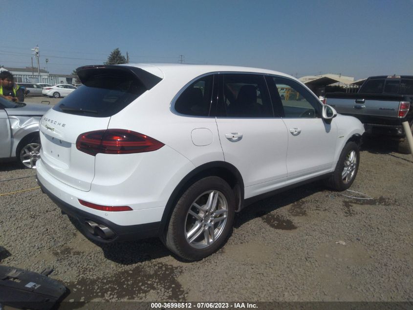 2015 PORSCHE CAYENNE S E-HYBRID - WP1AE2A23FLA51502