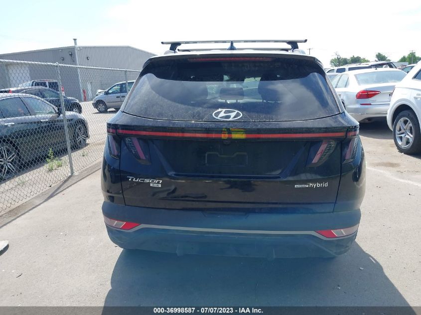 2022 HYUNDAI TUCSON HYBRID BLUE - KM8JBCA17NU025562