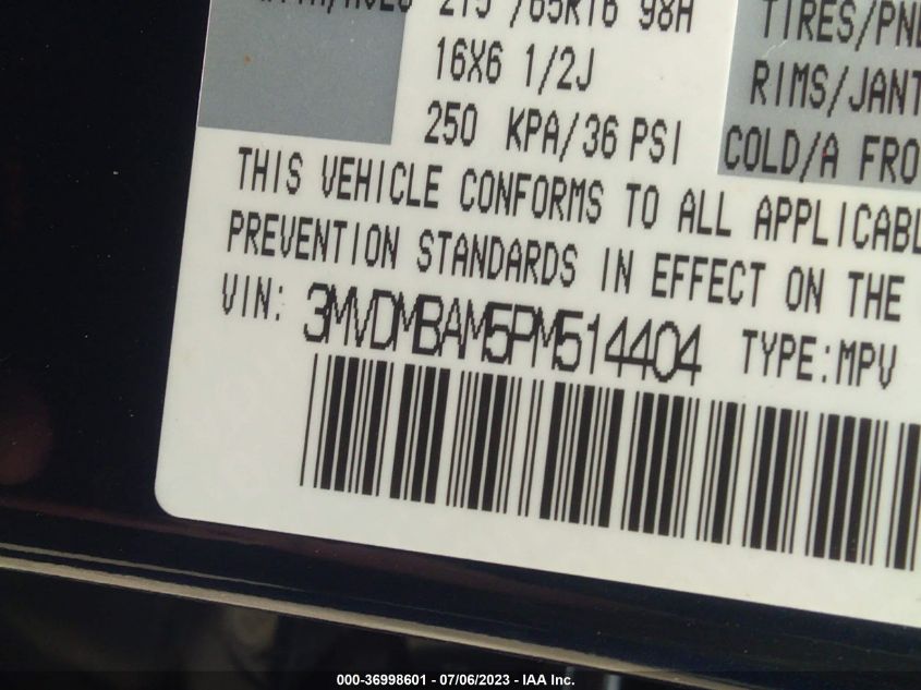 2023 MAZDA CX-30 2.5 S - 3MVDMBAM5PM514404