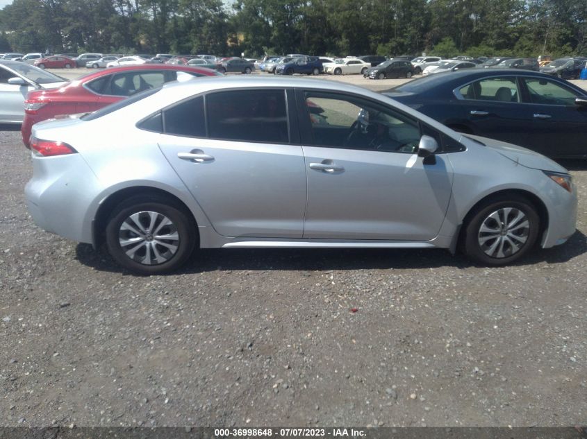 2022 TOYOTA COROLLA HYBRID LE - JTDEAMDE2N3006162