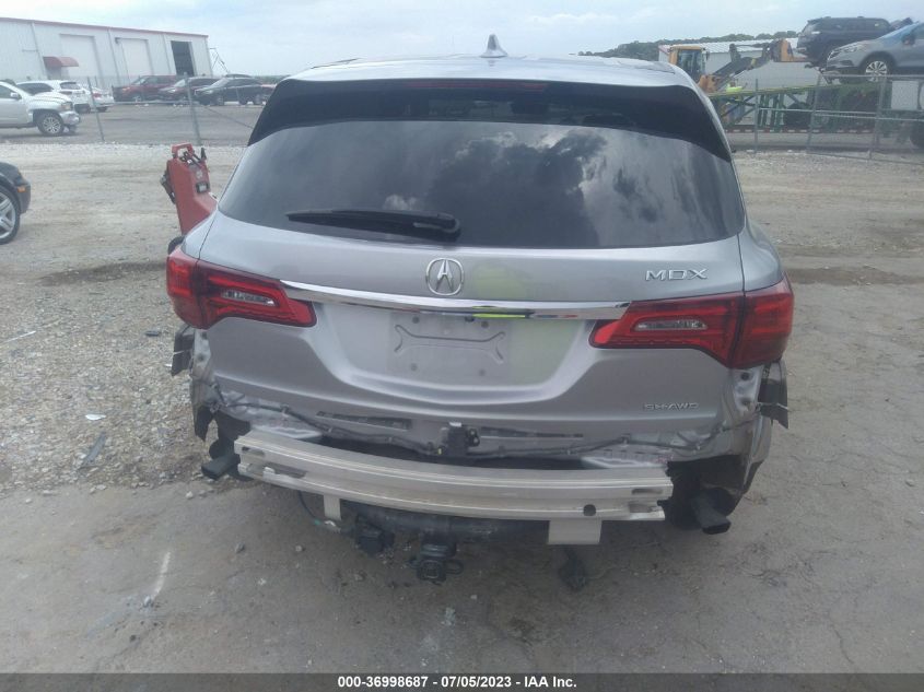 2017 ACURA MDX W/TECHNOLOGY PKG - 5FRYD4H54HB026367