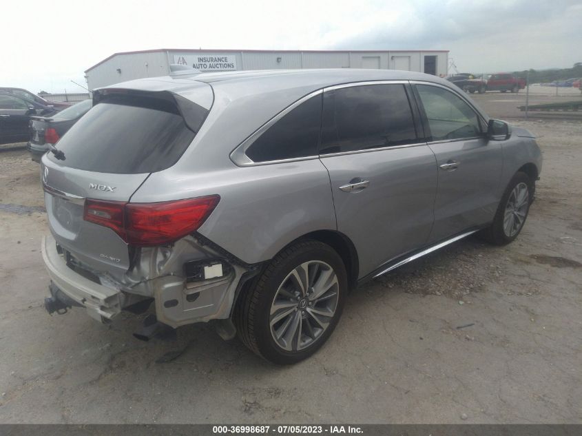 2017 ACURA MDX W/TECHNOLOGY PKG - 5FRYD4H54HB026367