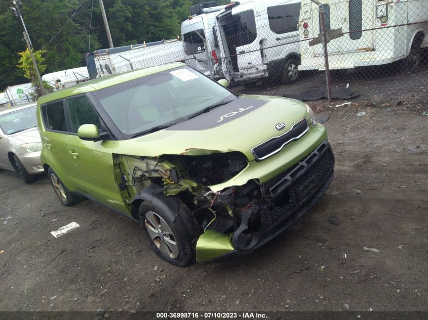 2014 KIA SOUL BASE - KNDJN2A27E7733520