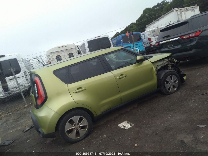 2014 KIA SOUL BASE - KNDJN2A27E7733520