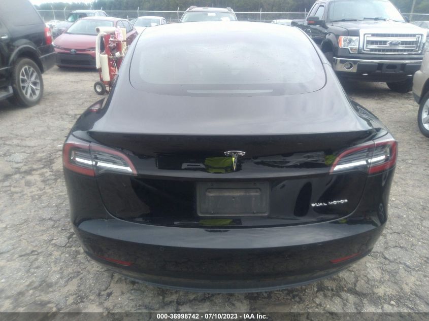 2021 TESLA MODEL 3 LONG RANGE - 5YJ3E1EB0MF060253