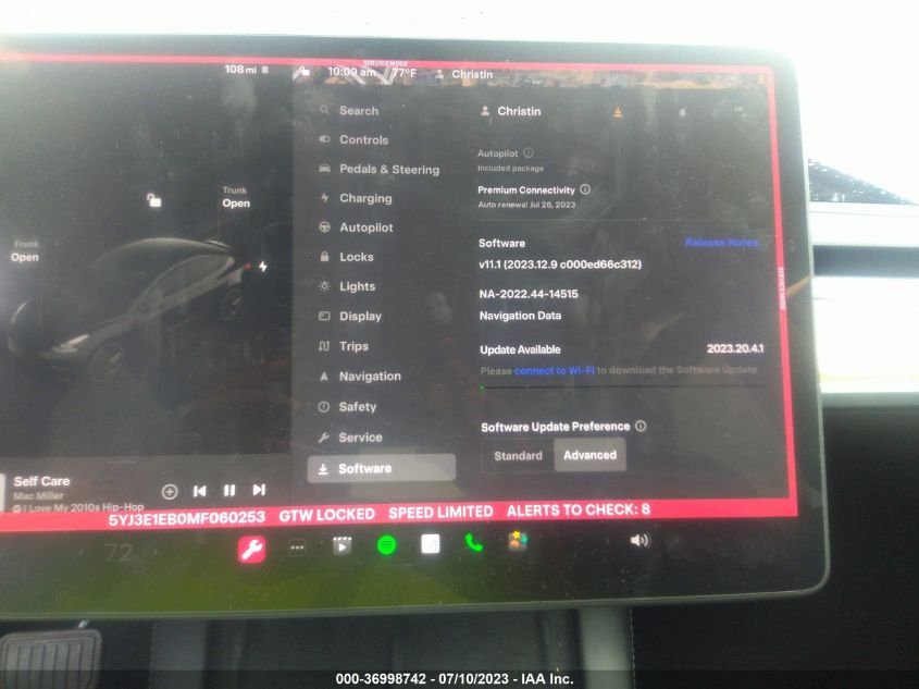2021 TESLA MODEL 3 LONG RANGE - 5YJ3E1EB0MF060253
