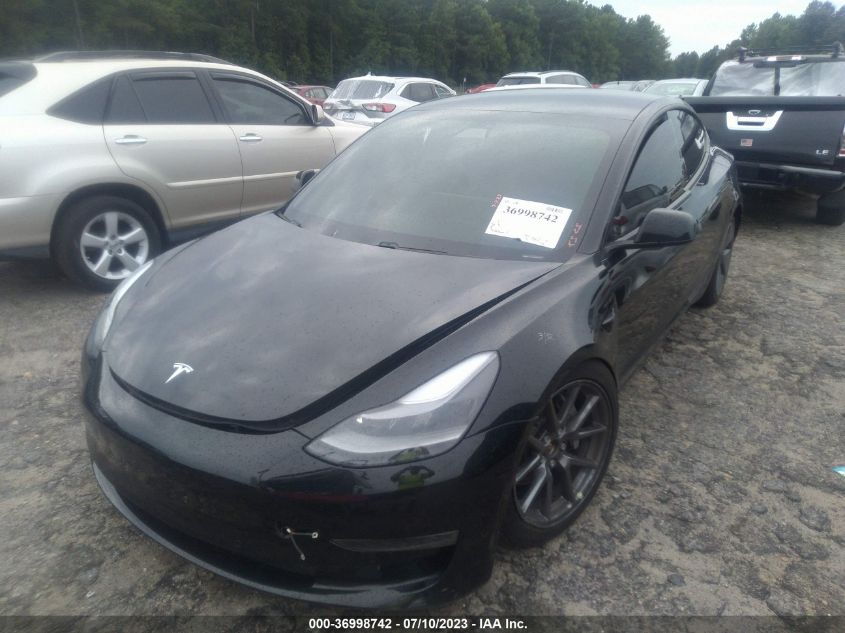 2021 TESLA MODEL 3 LONG RANGE - 5YJ3E1EB0MF060253