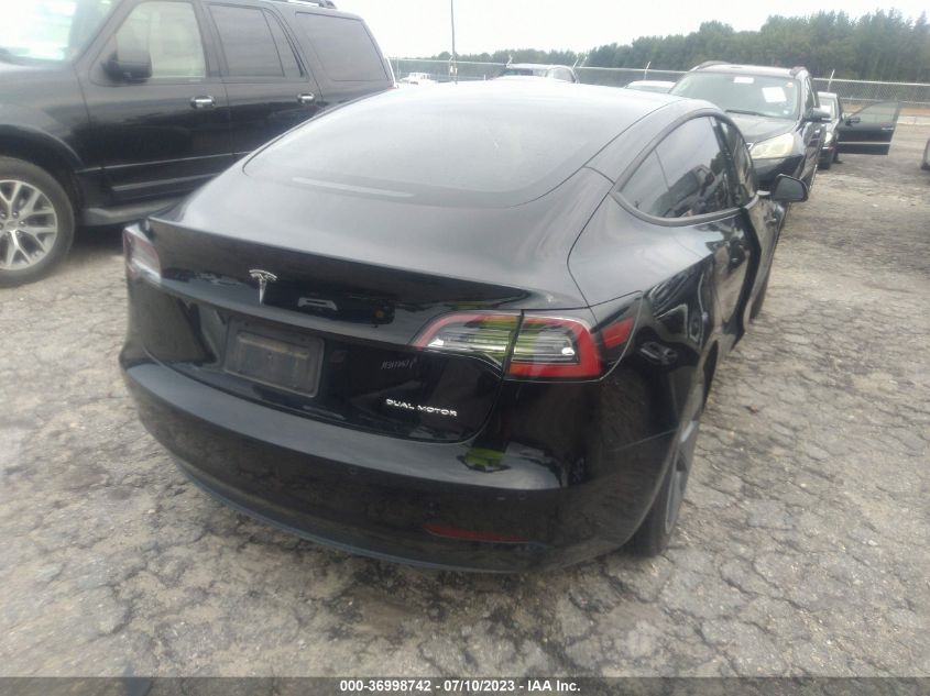 2021 TESLA MODEL 3 LONG RANGE - 5YJ3E1EB0MF060253