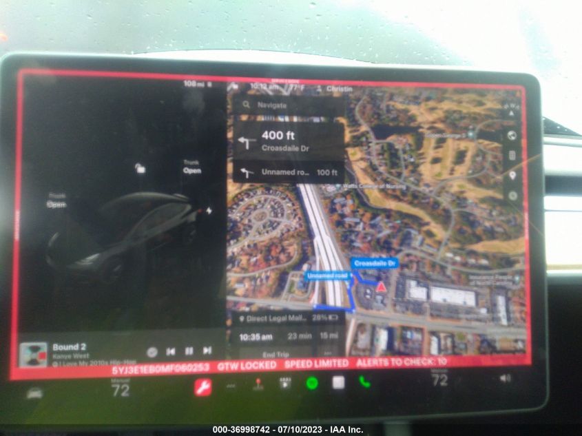2021 TESLA MODEL 3 LONG RANGE - 5YJ3E1EB0MF060253