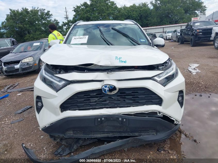 2022 TOYOTA RAV4 HYBRID XLE PREMIUM - 4T3B6RFV5NU075567