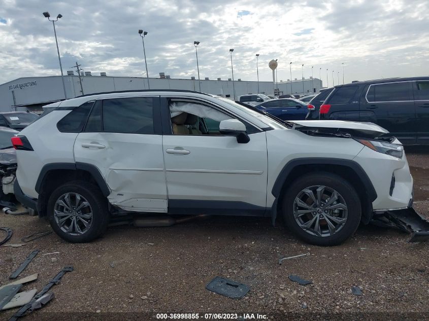 2022 TOYOTA RAV4 HYBRID XLE PREMIUM - 4T3B6RFV5NU075567