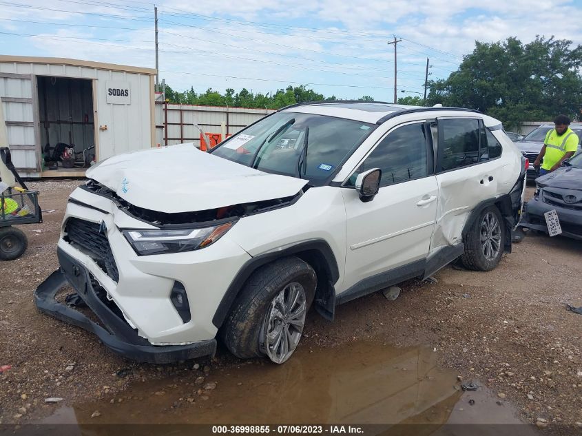 2022 TOYOTA RAV4 HYBRID XLE PREMIUM - 4T3B6RFV5NU075567