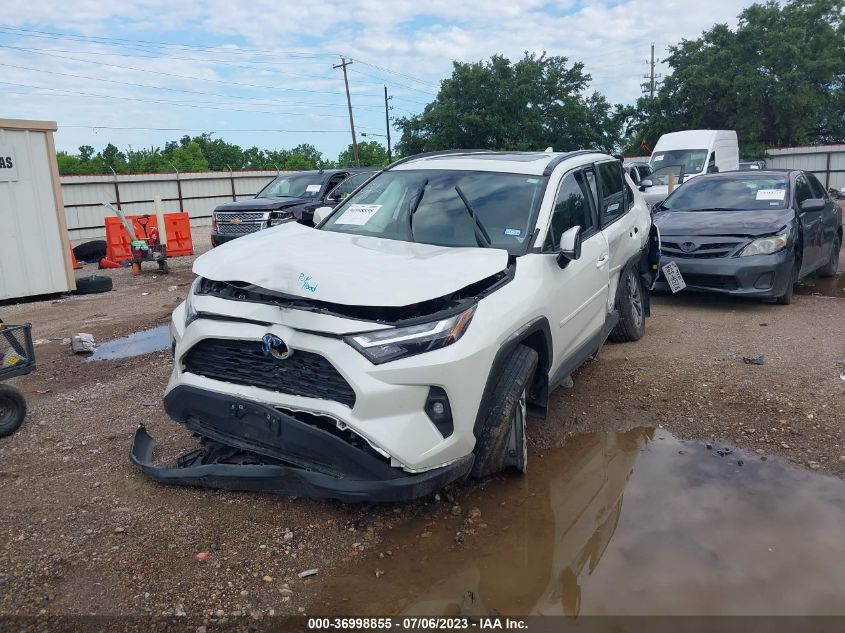 2022 TOYOTA RAV4 HYBRID XLE PREMIUM - 4T3B6RFV5NU075567
