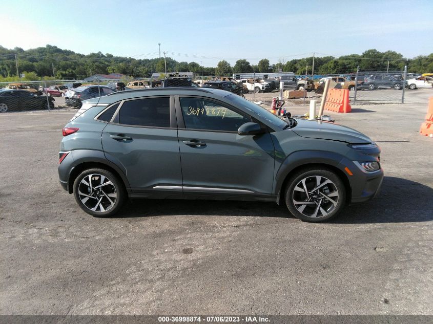 2022 HYUNDAI KONA LIMITED - KM8K53A32NU883616