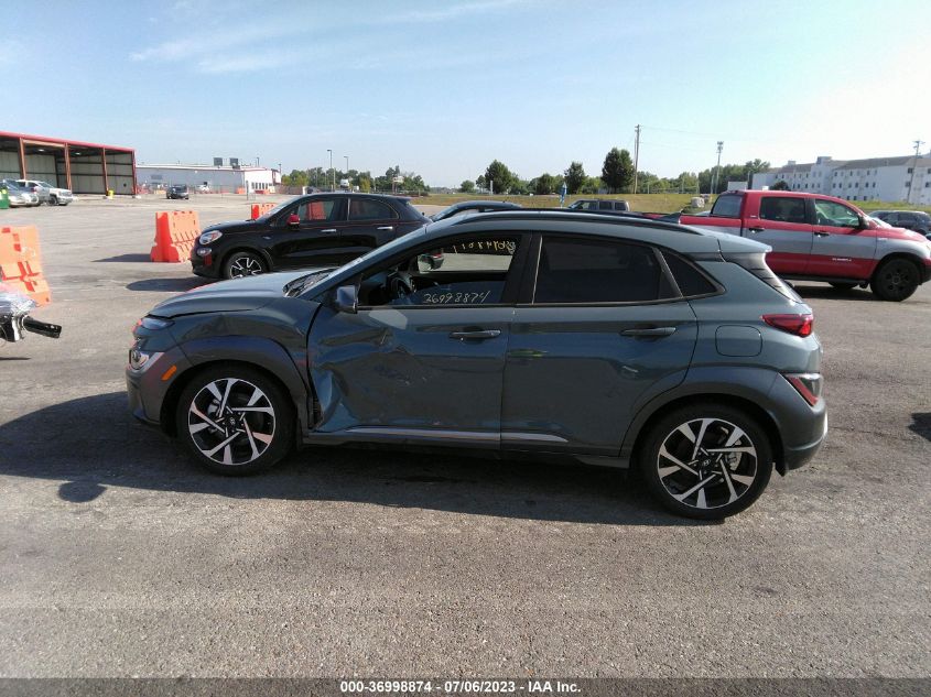 2022 HYUNDAI KONA LIMITED - KM8K53A32NU883616