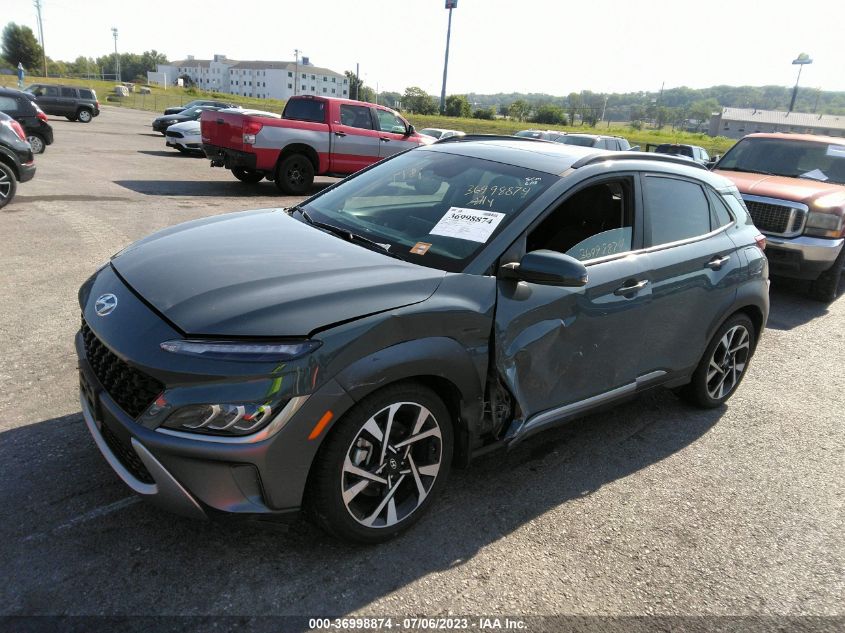 2022 HYUNDAI KONA LIMITED - KM8K53A32NU883616