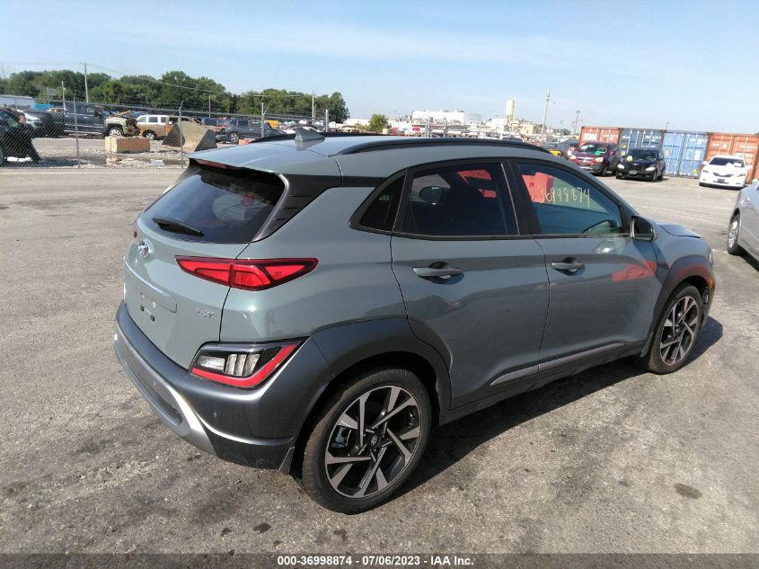 2022 HYUNDAI KONA LIMITED - KM8K53A32NU883616