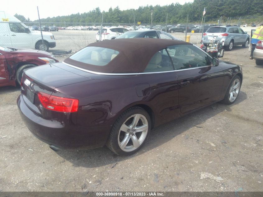 2014 AUDI A5 PREMIUM PLUS - WAULFAFH5EN008729