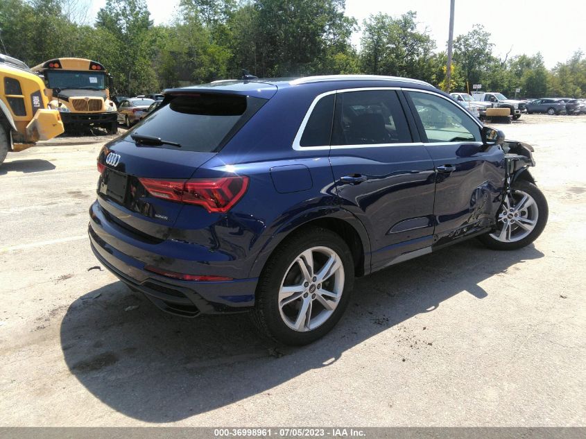 2021 AUDI Q3 S LINE PREMIUM - WA1DECF33M1108855