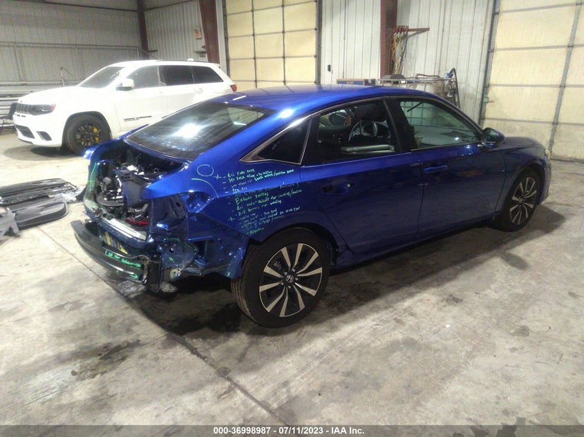 VIN 2HGFE1F79PH300777 2023 HONDA CIVIC SEDAN EX