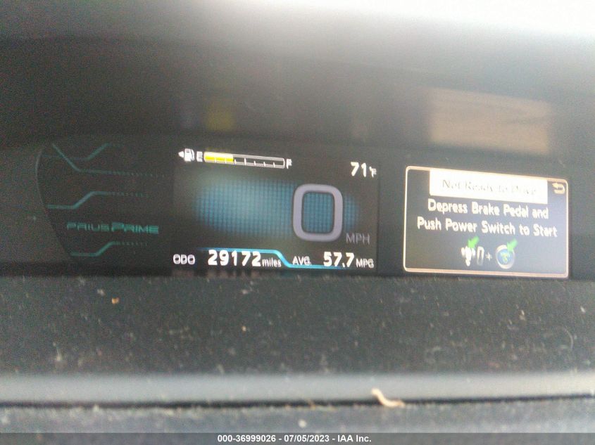 2019 TOYOTA PRIUS PRIME PLUS/PREMIUM/ADVANCED - JTDKARFPXK3113969