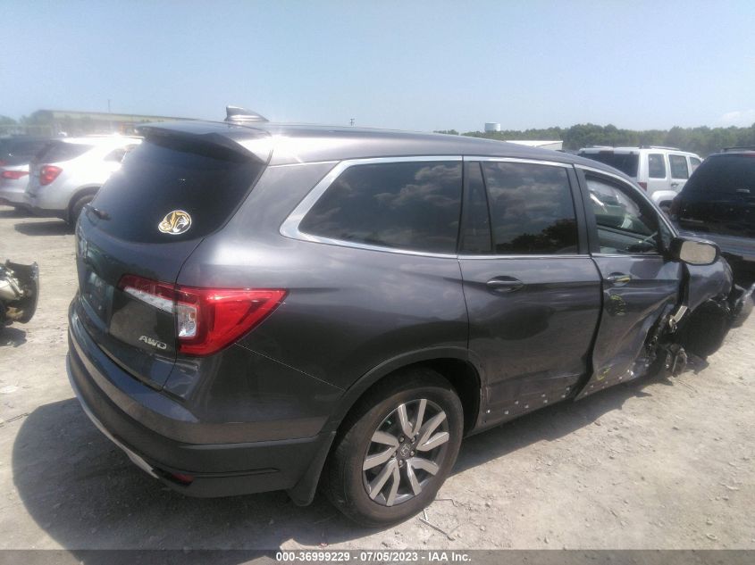 2021 HONDA PILOT EX-L - 5FNYF6H59MB077381