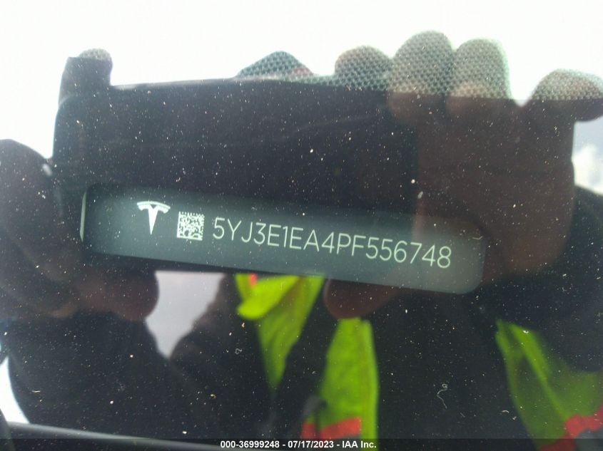 2023 TESLA MODEL 3 - 5YJ3E1EA4PF556748