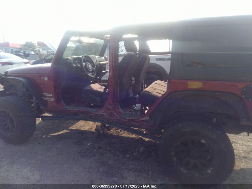 2013 JEEP WRANGLER UNLIMITED SPORT - 1C4BJWDG1DL600935