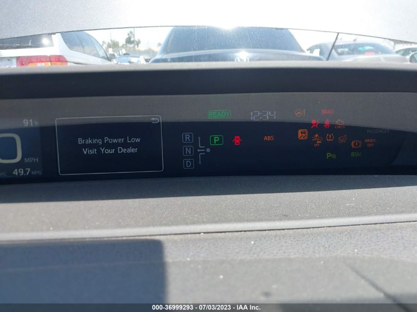 2018 TOYOTA PRIUS TWO/TWO ECO/THREE - JTDKARFU2J3054842