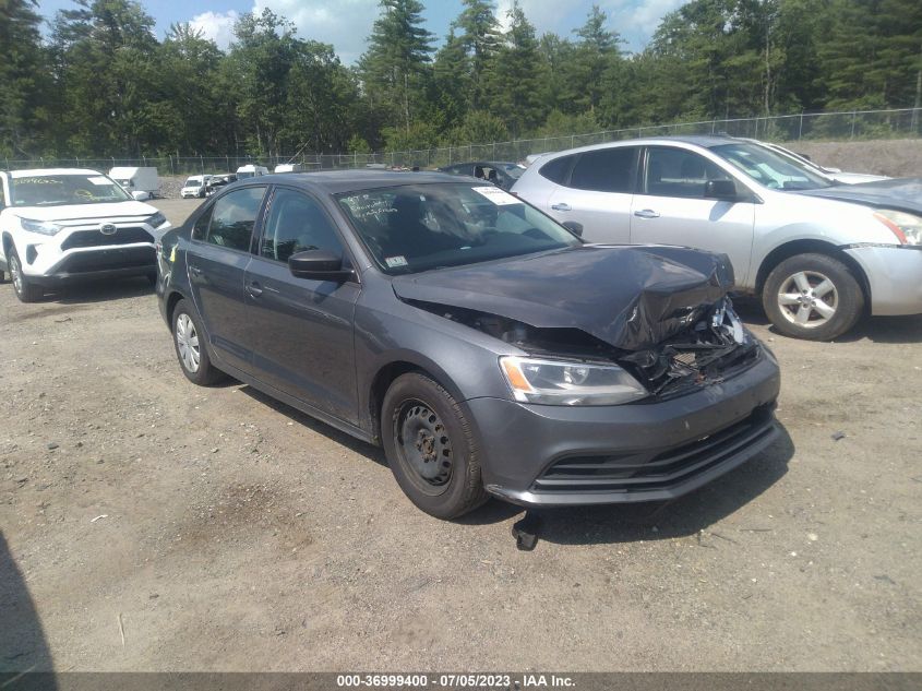 2015 VOLKSWAGEN JETTA SEDAN 2.0L S - 3VW2K7AJ3FM316790