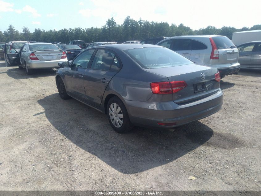 2015 VOLKSWAGEN JETTA SEDAN 2.0L S - 3VW2K7AJ3FM316790