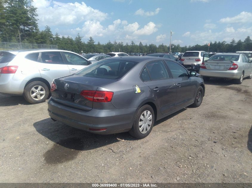 2015 VOLKSWAGEN JETTA SEDAN 2.0L S - 3VW2K7AJ3FM316790