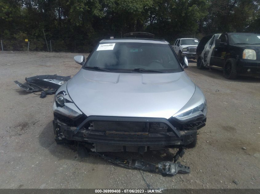 2017 HYUNDAI VELOSTER TURBO - KMHTC6AE3HU308622
