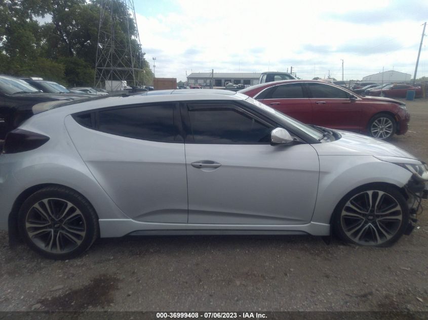2017 HYUNDAI VELOSTER TURBO - KMHTC6AE3HU308622