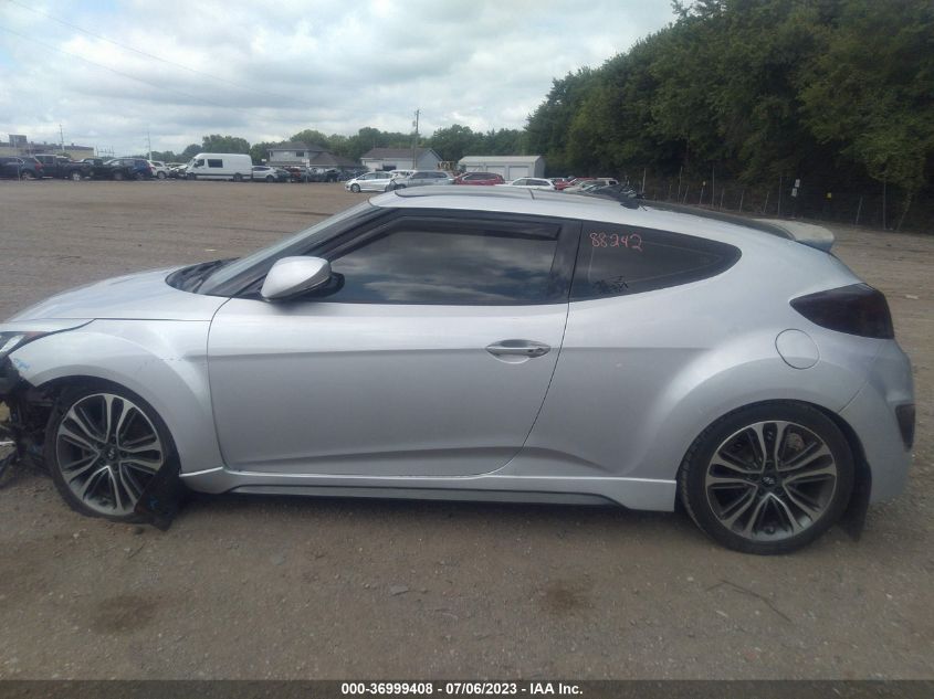 2017 HYUNDAI VELOSTER TURBO - KMHTC6AE3HU308622