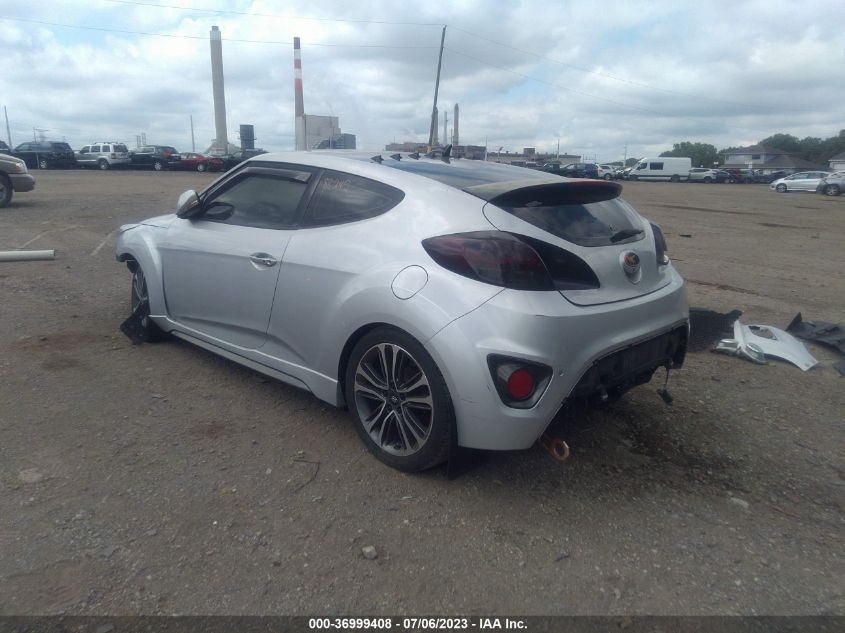 2017 HYUNDAI VELOSTER TURBO - KMHTC6AE3HU308622